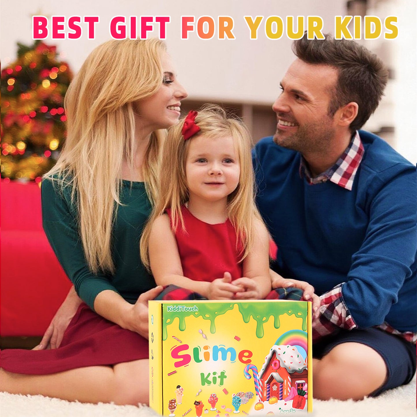 KiddiTouch Slime Kit for Kids, 20 Color Slime Making Kit, Glow in the Dark, 12 Cup Models, Ideal Gift for Girls & Boys Birthday & Party Favor Ages 3+