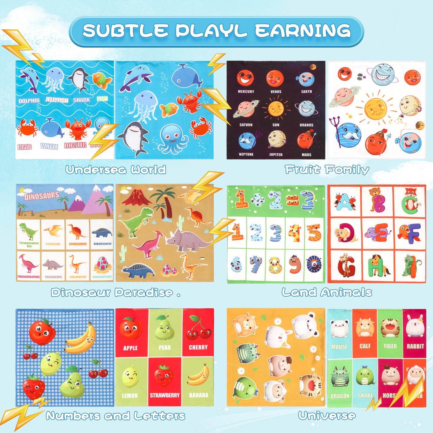 Baby Tissue Box Toy, Soft Montessori Toys for Babies 6 to 12 Months, Crinkle Paper Sensory Silk Scarves Toys for 1 Year Old Boys Girls Kids Early Learning Gifts(Digital)